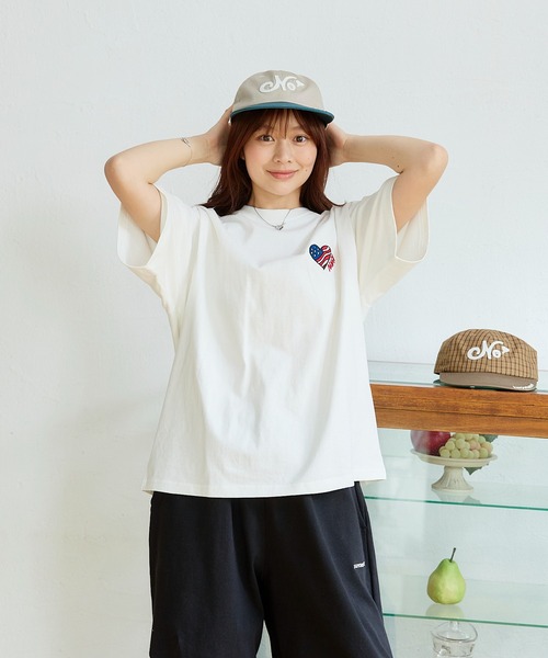 kaoyorinakami(カオヨリナカミ)の「american rabbit tee / アメリカラビットTシャツ(Tシャツ/カットソー・メンズ・ホワイト/ブラック・SMALL/MEDIUM/LARGE/X-LARGE)」の8枚目の写真