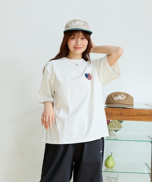 kaoyorinakami(カオヨリナカミ)の「american rabbit tee / アメリカラビットTシャツ(Tシャツ/カットソー・メンズ・ホワイト/ブラック・SMALL/MEDIUM/LARGE/X-LARGE)」の3枚目の写真