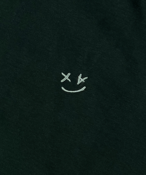 ANNOYED(アノイド)の「スマイルロゴ半袖Tシャツ LQ7TU436_DARK GREEN(Tシャツ/カットソー・メンズ・その他・95/100/105)」の4枚目の写真