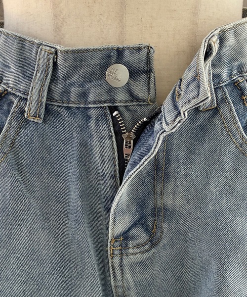 meJane(ミージェーン)の「ロープアップ デニムショートパンツ(デニムパンツ・レディース・ブルー/ブラック・L/M/S)」の13枚目の写真