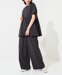 Cassette Chart（カセットチャート）の「【THOUSAND MILE】GATHERED WAIST T-SHIRT ＆ WIDE PANTS セットアップ（セットアップ）」