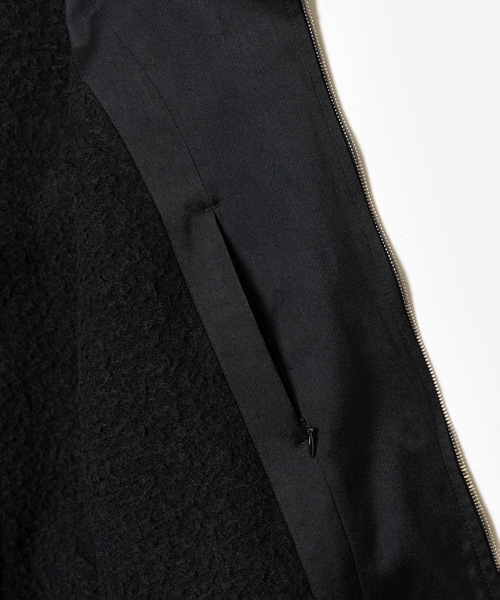 ATTACHMENT(アタッチメント)の「NY/CO サテン B-15 ジャケット / NY/CO SATIN B-15 JACKET(ミリタリージャケット・メンズ・グレー/ブラック・2/1/4/3)」の4枚目の写真
