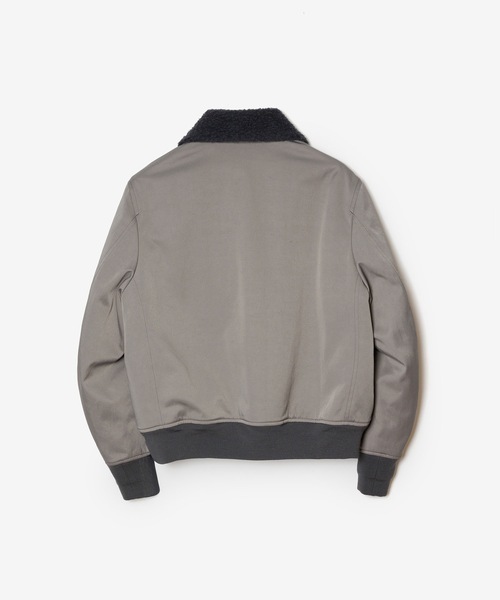 ATTACHMENT(アタッチメント)の「NY/CO サテン B-15 ジャケット / NY/CO SATIN B-15 JACKET(ミリタリージャケット・メンズ・グレー/ブラック・2/1/4/3)」の5枚目の写真