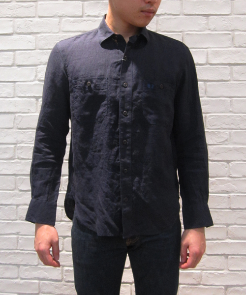 McGREGOR（マックレガー）の「ワークシャツ（シャツ/ブラウス・メンズ・アイボリー/ターコイズブルー/ネイビー・M/L/LL）」の3枚目の写真