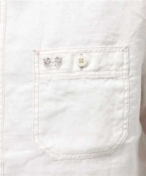 McGREGOR（マックレガー）の「ワークシャツ（シャツ/ブラウス・メンズ・アイボリー/ターコイズブルー/ネイビー・M/L/LL）」の16枚目の写真