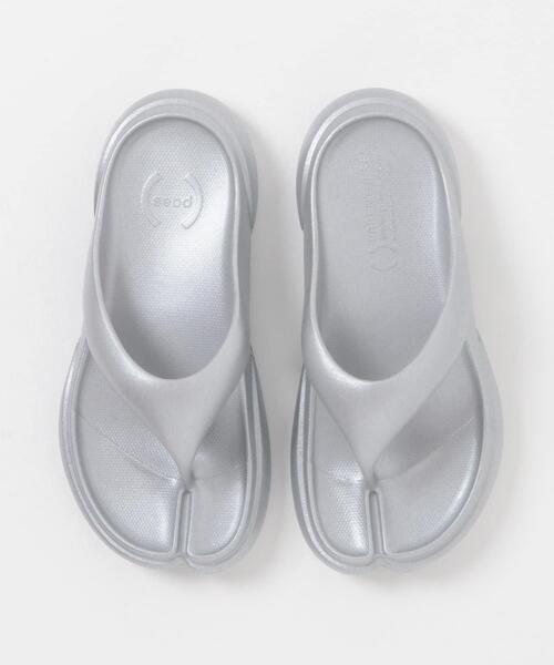 PAES(ペイズ)の「Paes NEW FLIPFLOP(サンダル・レディース・シルバー・25/23/24)」の4枚目の写真