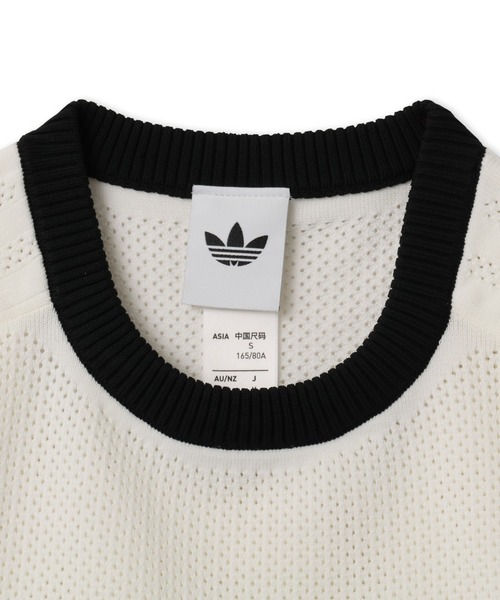 adidas（アディダス）の「adidas MESH CALI TEE / アディダス メッシュ カリ Tシャツ（Tシャツ/カットソー・レディース・ホワイト・L/M/S）」の3枚目の写真