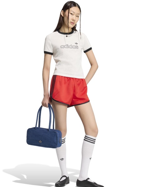 adidas（アディダス）の「adidas MESH CALI TEE / アディダス メッシュ カリ Tシャツ（Tシャツ/カットソー・レディース・ホワイト・L/M/S）」の10枚目の写真