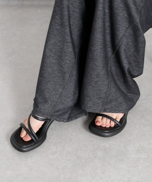 cepo(セポ)の「〈セットアップ対応〉デニムライクイージートラウザー(その他パンツ・レディース・ネイビー/ブラック・M)」の18枚目の写真