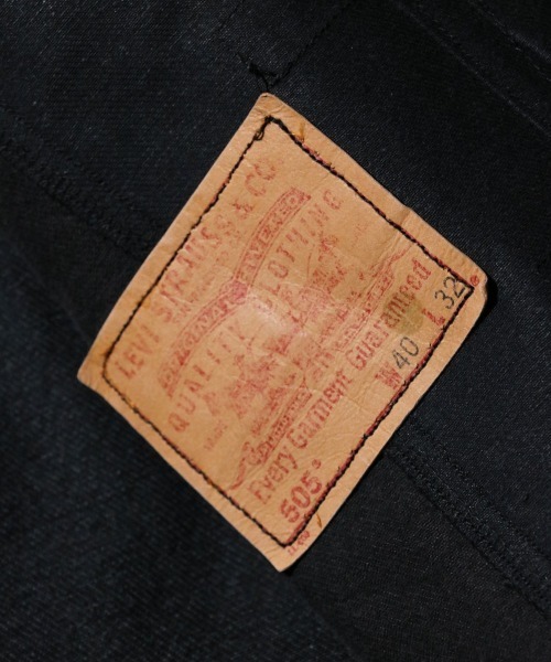 C.E.L.STORE（セルストア）の「THRIFTY LOOK / スリフティールック LEVI'S PLEATS JACKET リーバイス リメイク プリーツジャケット（ブルゾン・メンズ・ブラック・ONE SIZE）」の12枚目の写真