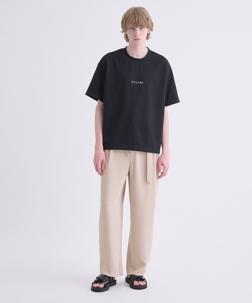 CULLNI(クルニ)の「【CULLNI】CULLNI Logo Embroidery Ponte Rome Pullover(Tシャツ/カットソー・メンズ・タン/ブラック・1/2)」の17枚目の写真