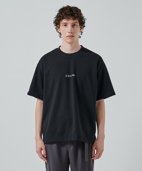 CULLNI(クルニ)の「【CULLNI】CULLNI Logo Embroidery Ponte Rome Pullover(Tシャツ/カットソー・メンズ・タン/ブラック・1/2)」の13枚目の写真