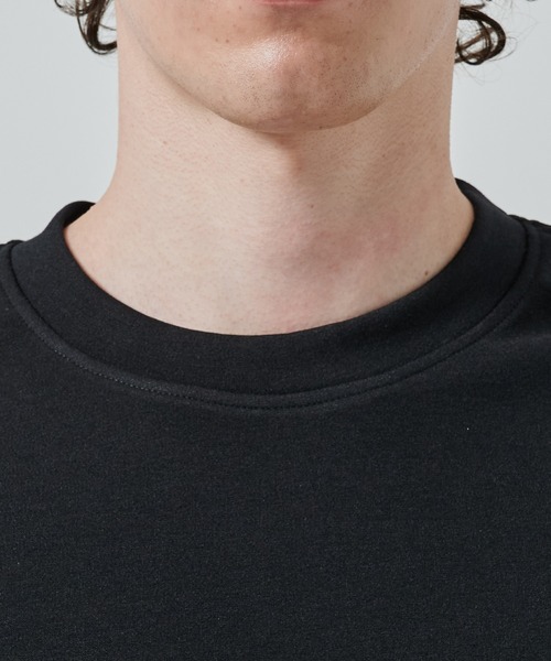 CULLNI(クルニ)の「【CULLNI】CULLNI Logo Embroidery Ponte Rome Pullover(Tシャツ/カットソー・メンズ・タン/ブラック・1/2)」の6枚目の写真