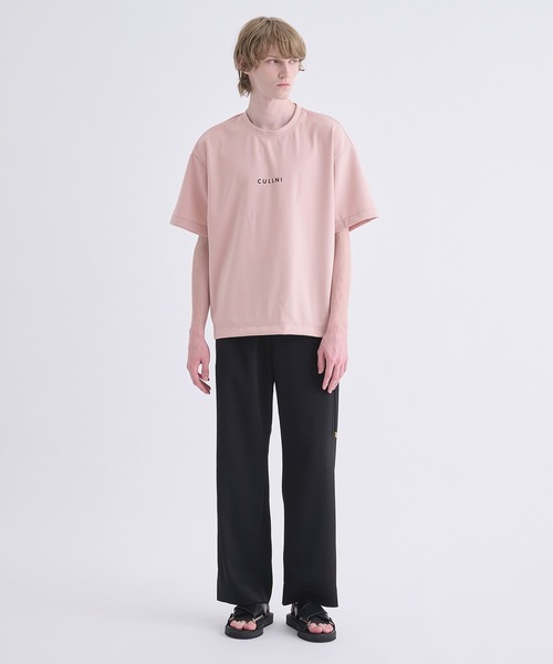 CULLNI(クルニ)の「【CULLNI】CULLNI Logo Embroidery Ponte Rome Pullover(Tシャツ/カットソー・メンズ・タン/ブラック・1/2)」の10枚目の写真