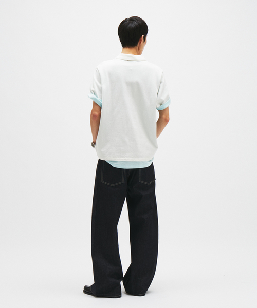 JOURNAL STANDARD(ジャーナルスタンダード)の「13オンス デニム 5ポケット キャノン パンツ(デニムパンツ・メンズ・ネイビー/ブラック・SMALL/MEDIUM/LARGE)」の4枚目の写真