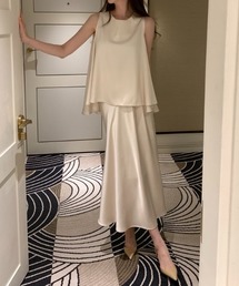 ノースリーブトップススカートセットアップ
