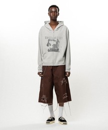 KAMIYA（カミヤ）の「"DISTORTED Girl" Zip-up Hoodie（パーカー）」