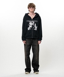 KAMIYA（カミヤ）の「"DISTORTED Girl" Zip-up Hoodie（パーカー）」