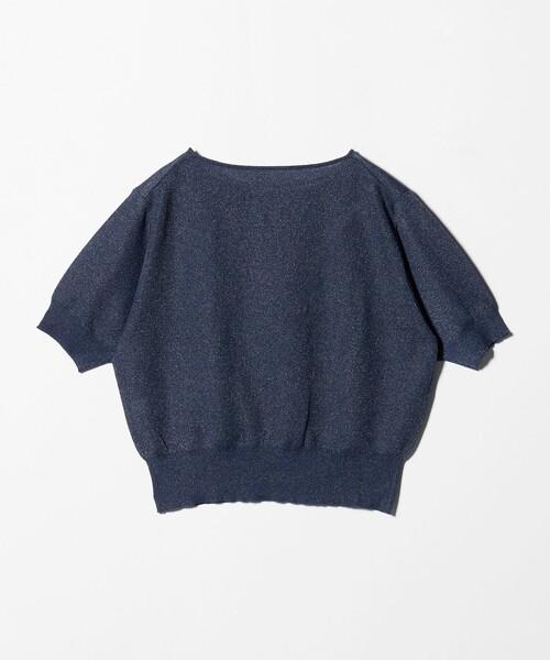 A DAY IN THE LIFE UNITED ARROWS（アデイインザライフユナイテッドアローズ）の「ダブルジャガード シアー パフスリーブニット ‐ウォッシャブル‐＜A DAY IN THE LIFE＞（ニット/セーター・レディース・グレー系/ネイビー/オフホワイト・FREE）」の14枚目の写真