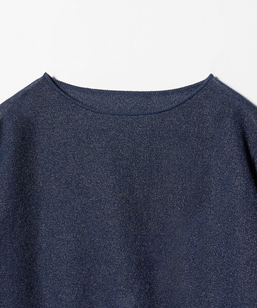 A DAY IN THE LIFE UNITED ARROWS（アデイインザライフユナイテッドアローズ）の「ダブルジャガード シアー パフスリーブニット ‐ウォッシャブル‐＜A DAY IN THE LIFE＞（ニット/セーター・レディース・グレー系/ネイビー/オフホワイト・FREE）」の15枚目の写真