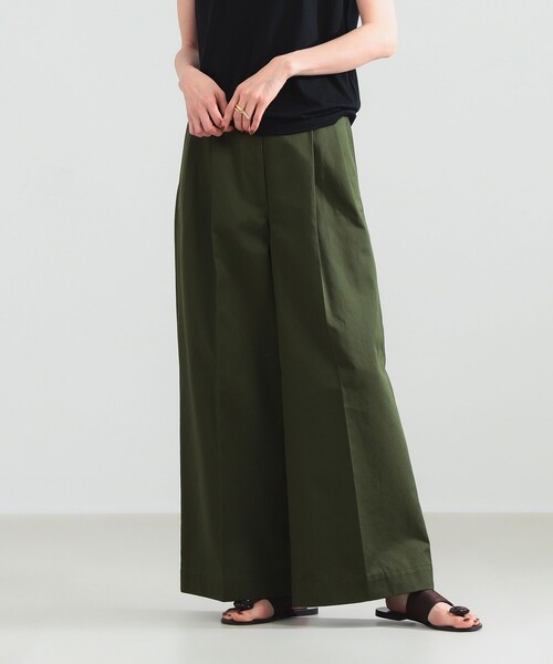 Demi-Luxe BEAMS(デミルクス ビームス)の「1タック チノパンツ(その他パンツ・レディース・グリーン系その他5/ネイビー/ベージュ・38/36)」の15枚目の写真