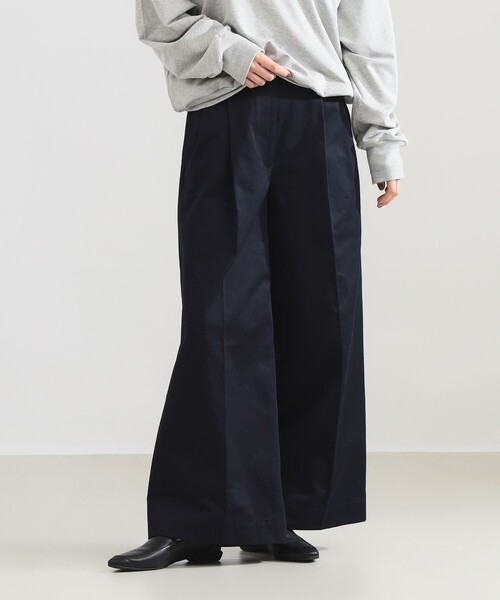 Demi-Luxe BEAMS(デミルクス ビームス)の「1タック チノパンツ(その他パンツ・レディース・グリーン系その他5/ネイビー/ベージュ・38/36)」の20枚目の写真