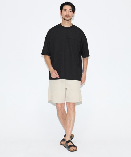 coca(coca)(コカ)の「\速乾/ライトエンボスフットボール半袖Tシャツ(Tシャツ/カットソー・メンズ・ホワイト/ブラック・L/M/XL)」の8枚目の写真