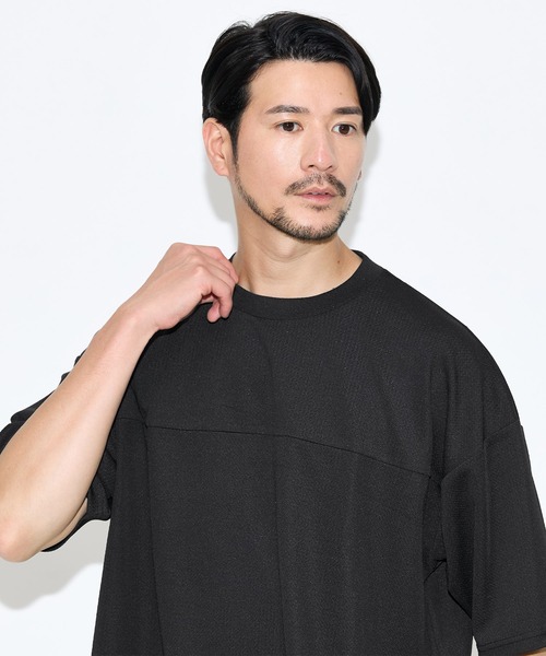 coca(coca)(コカ)の「\速乾/ライトエンボスフットボール半袖Tシャツ(Tシャツ/カットソー・メンズ・ホワイト/ブラック・L/M/XL)」の12枚目の写真