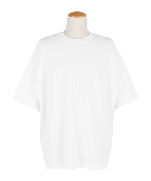 coca(coca)(コカ)の「\速乾/ライトエンボスフットボール半袖Tシャツ(Tシャツ/カットソー・メンズ・ホワイト/ブラック・L/M/XL)」の15枚目の写真