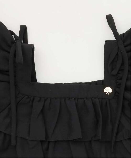 kate spade new york kids(ケイトスペードニューヨーク)の「肩リボンラッフルトップス(シャツ/ブラウス・キッズ・ブラック/オフホワイト・130cm/140cm/120cm/160cm/150cm)」の11枚目の写真