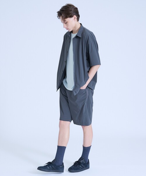 ABAHOUSE(アバハウス)の「【セットアップ対応】CORDURA ユーティリティ ショートパンツ / 軽量 ストレッチ(その他パンツ・メンズ・ブラック/チャコールグレー・48/46)」の3枚目の写真