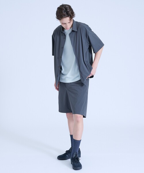 ABAHOUSE(アバハウス)の「【セットアップ対応】CORDURA ユーティリティ ショートパンツ / 軽量 ストレッチ(その他パンツ・メンズ・ブラック/チャコールグレー・48/46)」の16枚目の写真