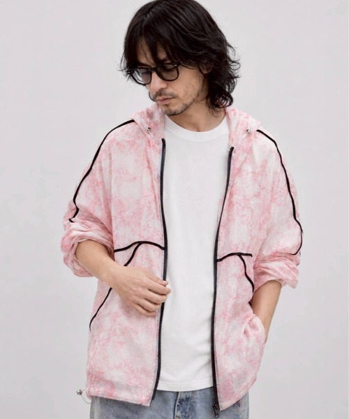 KAMINARI_TOKIO(カミナリトキオ)の「配色パイピングシアーブルゾン(ブルゾン・レディース・ブラック/ピンク/ブルー・FREE)」の15枚目の写真