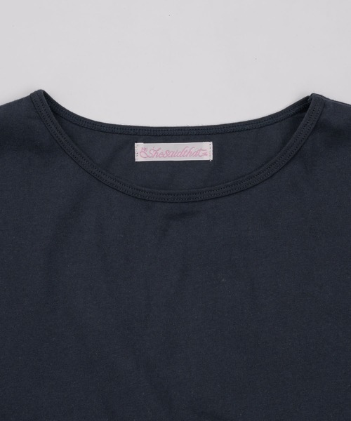 shesaidthat(シーセッドザット)の「shesaidthat - エブリディロゴT / Everyday Logo Tee(Tシャツ/カットソー・レディース・マジェンタ/ネイビー/パープル/ライトブルー・MEDIUM/SMALL)」の15枚目の写真