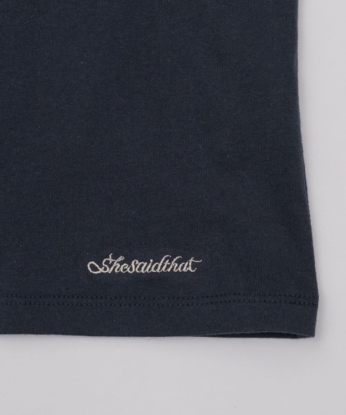 shesaidthat(シーセッドザット)の「shesaidthat - エブリディロゴT / Everyday Logo Tee(Tシャツ/カットソー・レディース・マジェンタ/ネイビー/パープル/ライトブルー・MEDIUM/SMALL)」の17枚目の写真