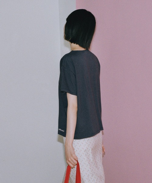 shesaidthat(シーセッドザット)の「shesaidthat - エブリディロゴT / Everyday Logo Tee(Tシャツ/カットソー・レディース・マジェンタ/ネイビー/パープル/ライトブルー・MEDIUM/SMALL)」の21枚目の写真