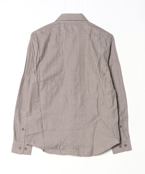 BANANA REPUBLIC FACTORY STORE（バナナリパブリック ファクトリーストア）の「BANANA REPUBLIC FACTORY STORE　　ライトウェイトフランネルシャツ（シャツ/ブラウス・メンズ・ブルー/ブラック系その他/ナチュラル/チャコールグレー/ブラウン系その他/インディゴブルー/チェック/ブラウン・S/M/L/XL）」の9枚目の写真