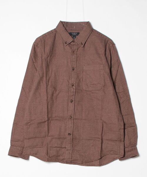 BANANA REPUBLIC FACTORY STORE（バナナリパブリック ファクトリーストア）の「BANANA REPUBLIC FACTORY STORE　　ライトウェイトフランネルシャツ（シャツ/ブラウス・メンズ・ブルー/ブラック系その他/ナチュラル/チャコールグレー/ブラウン系その他/インディゴブルー/チェック/ブラウン・S/M/L/XL）」の13枚目の写真