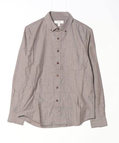 BANANA REPUBLIC FACTORY STORE（バナナリパブリック ファクトリーストア）の「BANANA REPUBLIC FACTORY STORE　　ライトウェイトフランネルシャツ（シャツ/ブラウス・メンズ・ブルー/ブラック系その他/ナチュラル/チャコールグレー/ブラウン系その他/インディゴブルー/チェック/ブラウン・S/M/L/XL）」の12枚目の写真