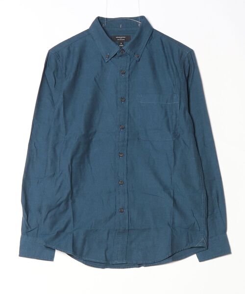 BANANA REPUBLIC FACTORY STORE（バナナリパブリック ファクトリーストア）の「BANANA REPUBLIC FACTORY STORE　　ライトウェイトフランネルシャツ（シャツ/ブラウス・メンズ・ブルー/ブラック系その他/ナチュラル/チャコールグレー/ブラウン系その他/インディゴブルー/チェック/ブラウン・S/M/L/XL）」の17枚目の写真