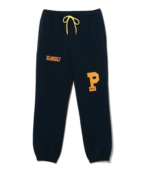BEAMS GOLF(ビームスゴルフ)の「ORANGE LABEL / ロゴプリント ダブルフェイスイージーパンツ(その他パンツ・メンズ・ネイビー/ホワイト系その他5・MEDIUM/SMALL/LARGE)」の2枚目の写真