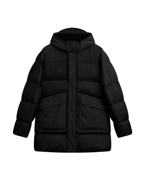 MODE COMMUTER(モードコミューター)の「LIGHT DOWN COAT(ダウンジャケット/コート・メンズ・ブラック/ベージュ・SMALL/LARGE/MEDIUM)」の1枚目の写真