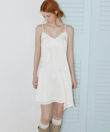 KNOWNBETTER（ノウンベター）の「Lace satin ops [KNSS09OPS01]_Cream（ワンピース）」