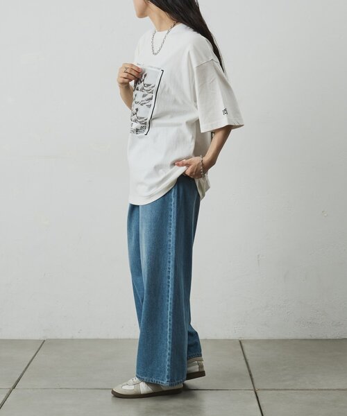 COLONY 2139(コロニートゥーワンスリーナイン)の「【ConVenir】HOKUSAI Tシャツ(Tシャツ/カットソー・メンズ・ブラック/ホワイト・MEDIUM/LARGE)」の17枚目の写真