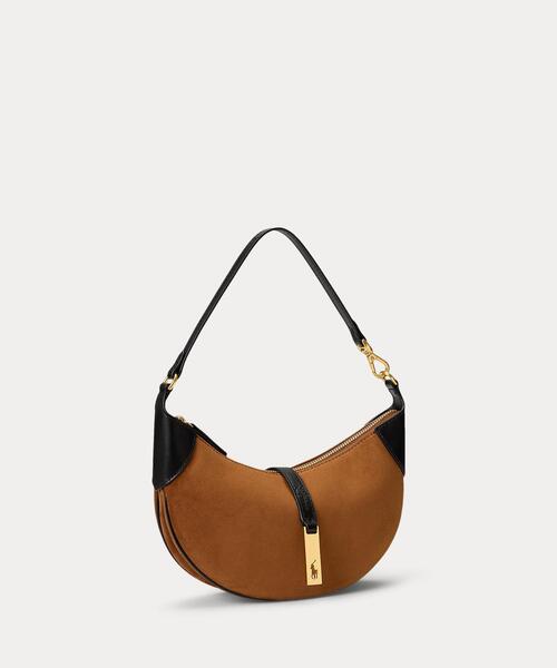 POLO RALPH LAUREN(ポロ ラルフ ローレン)の「Polo ID スエード ミニ ショルダー バッグ(ショルダーバッグ・レディース・ブラウン・ONE)」の2枚目の写真