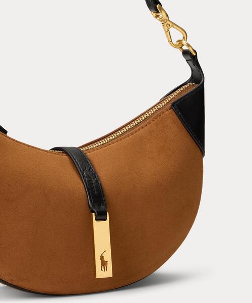 POLO RALPH LAUREN(ポロ ラルフ ローレン)の「Polo ID スエード ミニ ショルダー バッグ(ショルダーバッグ・レディース・ブラウン・ONE)」の8枚目の写真