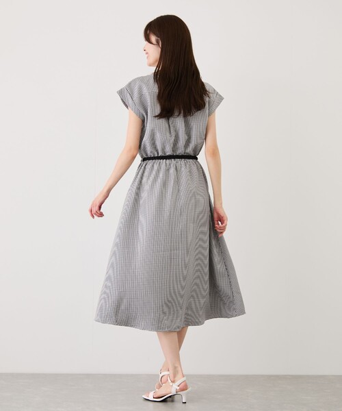 Jayro(ジャイロ)の「ベルト付きシャツワンピース(ワンピース・レディース・カーキ/ネイビー/ベージュ/ブラック系その他・M)」の7枚目の写真