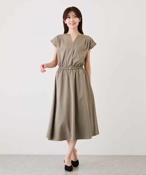 Jayro(ジャイロ)の「ベルト付きシャツワンピース(ワンピース・レディース・カーキ/ネイビー/ベージュ/ブラック系その他・M)」の19枚目の写真