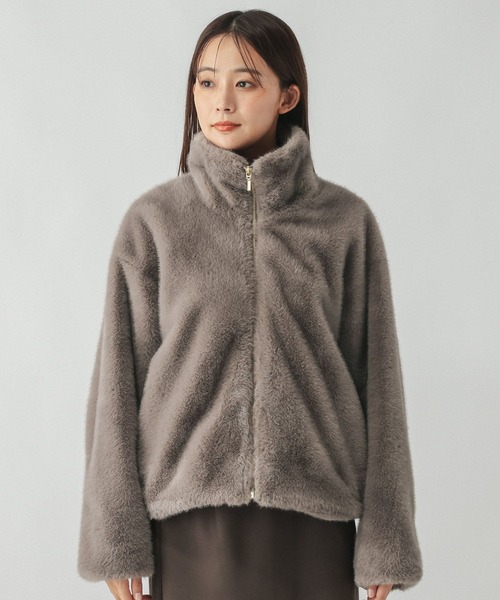 GLOBAL WORK(グローバルワーク)の「フェイクファーブルゾン/910914(ブルゾン・レディース・グレー系6/ブラウン・LARGE/MEDIUM)」の16枚目の写真