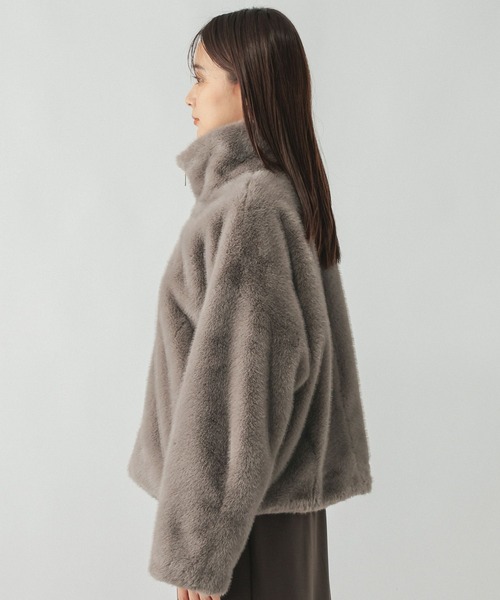 GLOBAL WORK(グローバルワーク)の「フェイクファーブルゾン/910914(ブルゾン・レディース・グレー系6/ブラウン・LARGE/MEDIUM)」の17枚目の写真